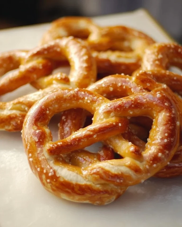 Auntie Anne's mall pretzels copycat recipe with buttery flavor and perfect texture