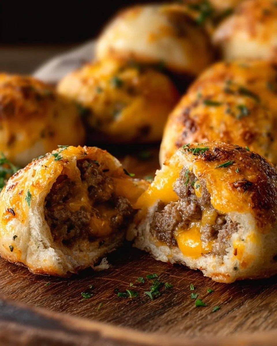 Cheeseburger Bombs