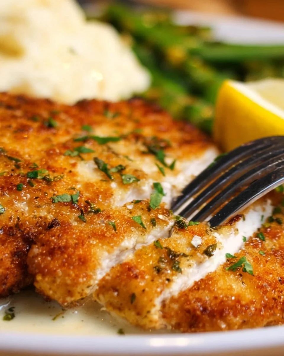 Cheesecake Factory Chicken Costoletta featuring crispy chicken cutlets