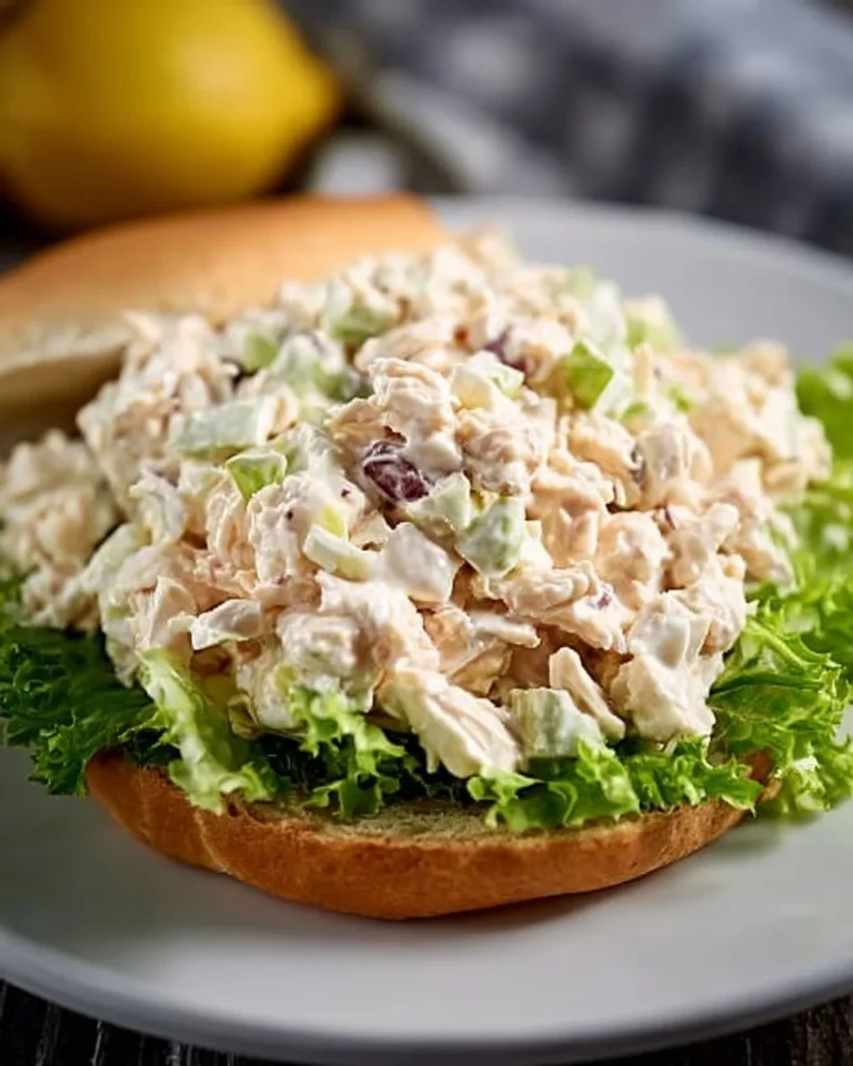 Chick-Fil-A copycat chicken salad served in a bowl