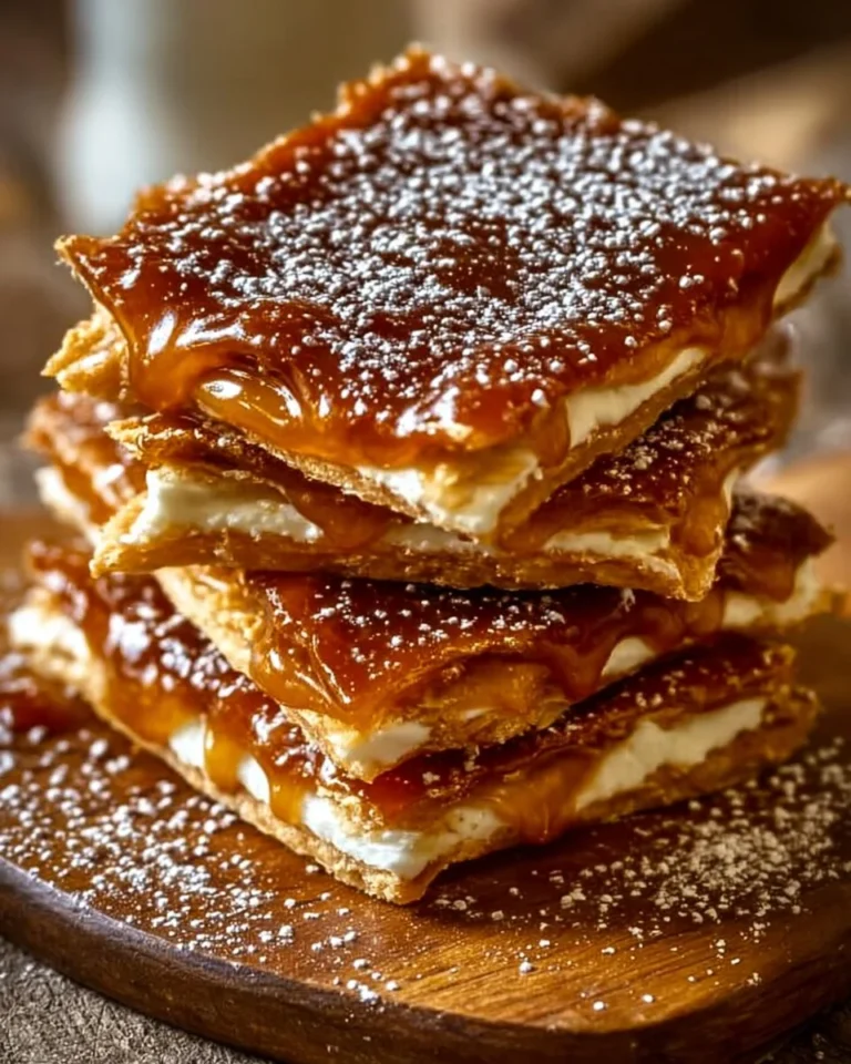 Delicious Churro Saltine Toffee dessert on a plate, topped with cinnamon sugar.