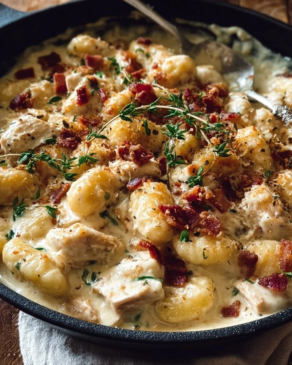Classic Creamy Crack Chicken Gnocchi