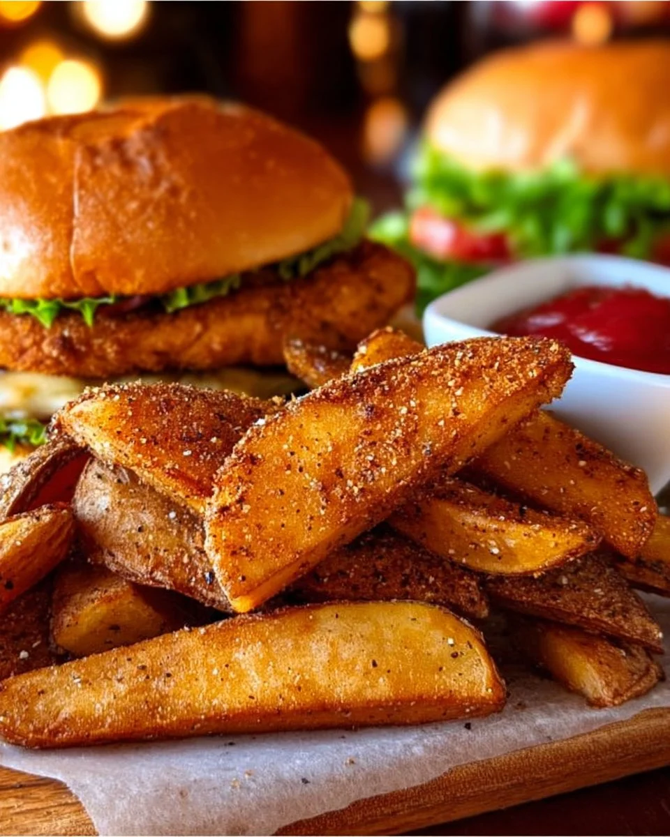 Copycat Big Mary Chicken Sandwich with Taters