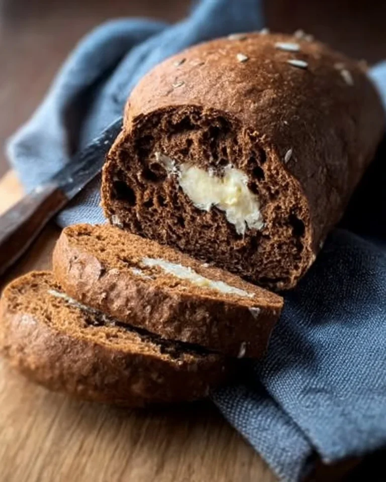 Homemade Copycat Cheesecake Factory brown bread sliced and ready to serve.