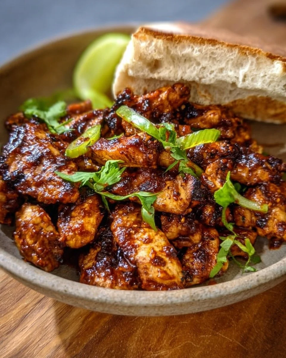Delicious homemade Chipotle Chicken for tacos and burritos