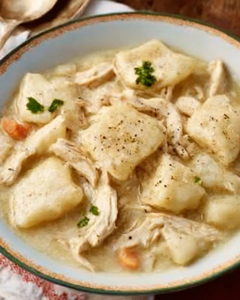 Copycat Cracker Barrel Chicken and Dumplings