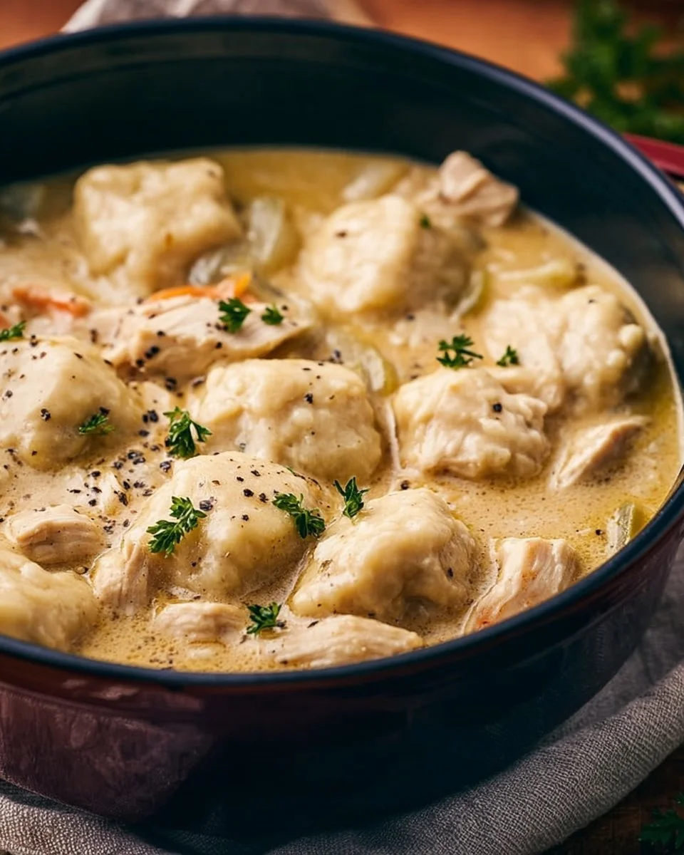 Copycat Cracker Barrel Chicken And Dumplings