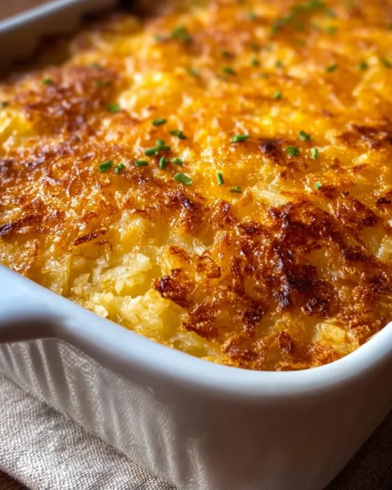 Delicious Copycat Cracker Barrel Hash Brown Casserole Recipe