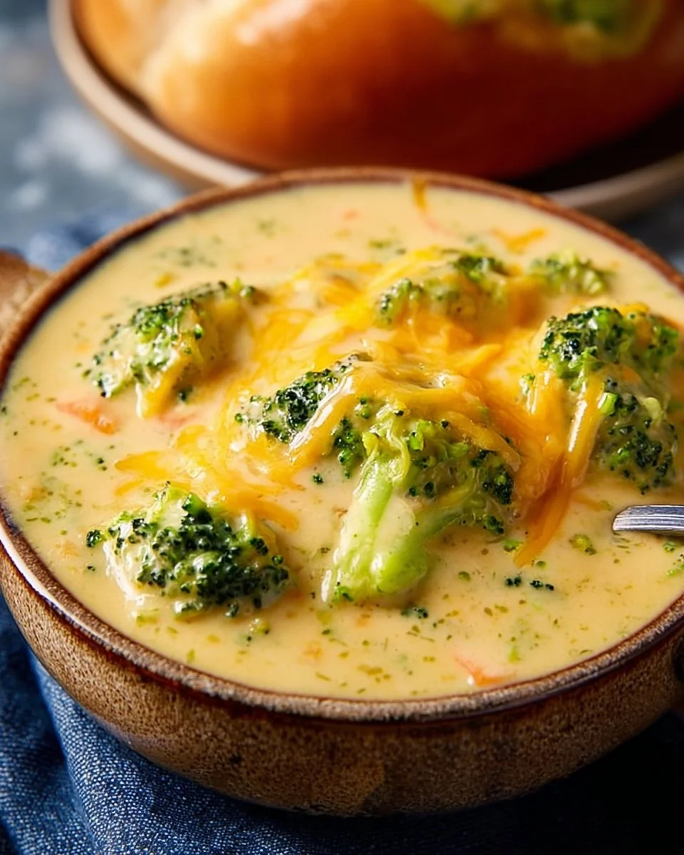 Copycat Panera Bread Broccoli Cheddar Soup