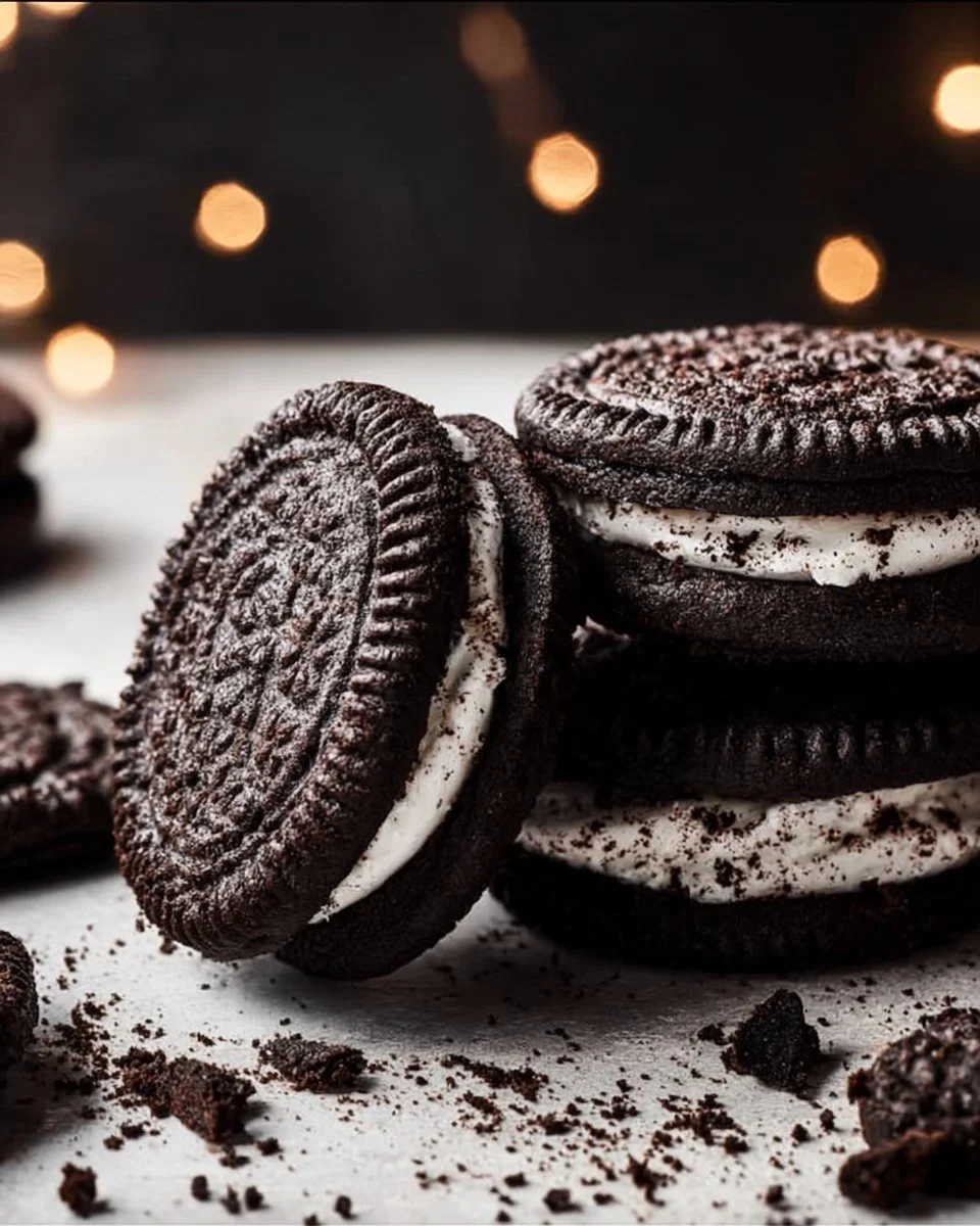 Crumbl Oreo Sandwich Cookies
