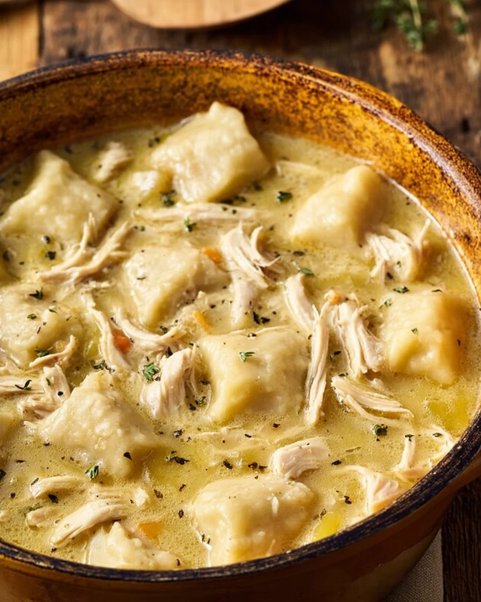 Easy Southern Chicken and Dumplings