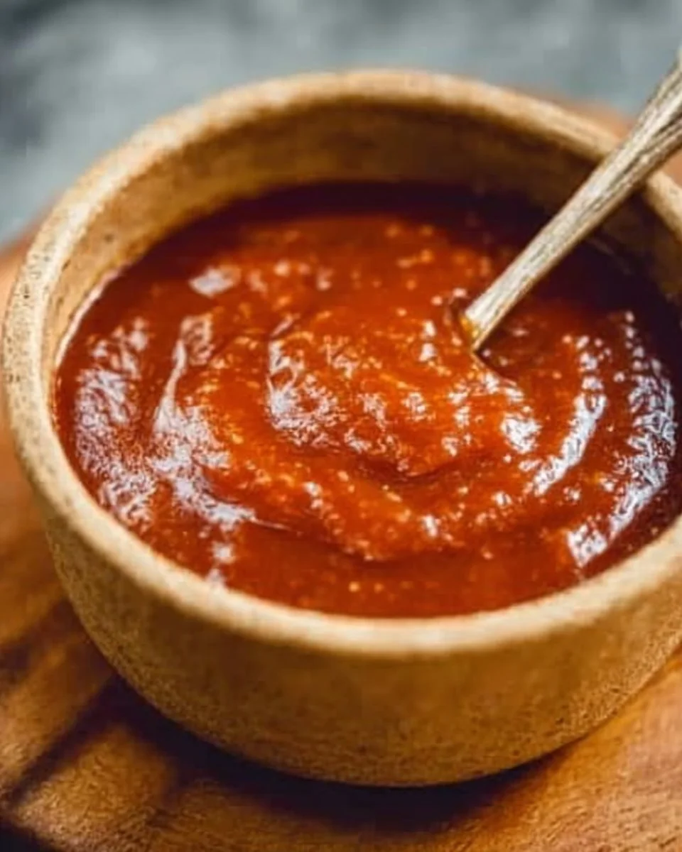 Easy homemade taco sauce in a glass jar