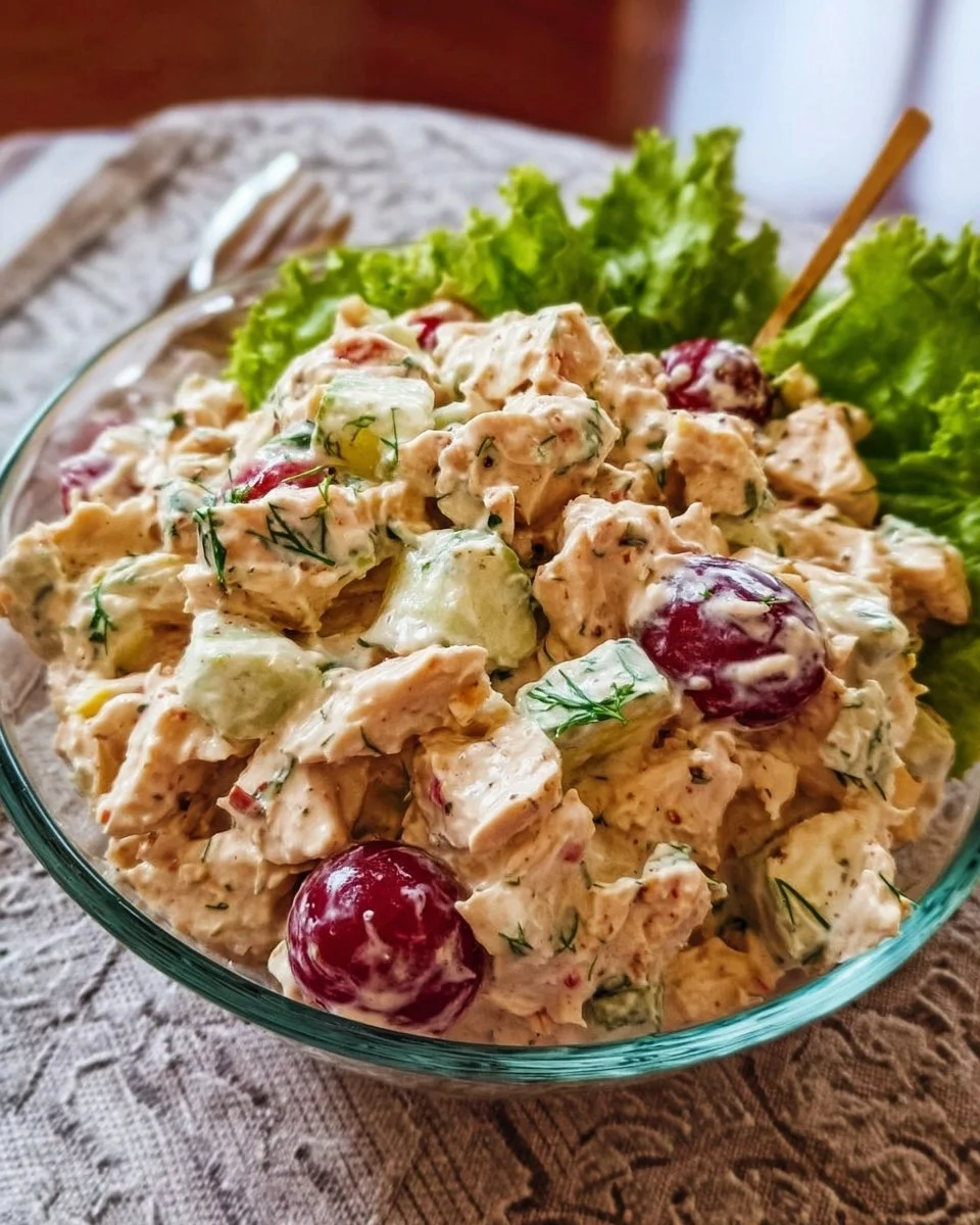 High protein chicken salad for healthy weight loss meal