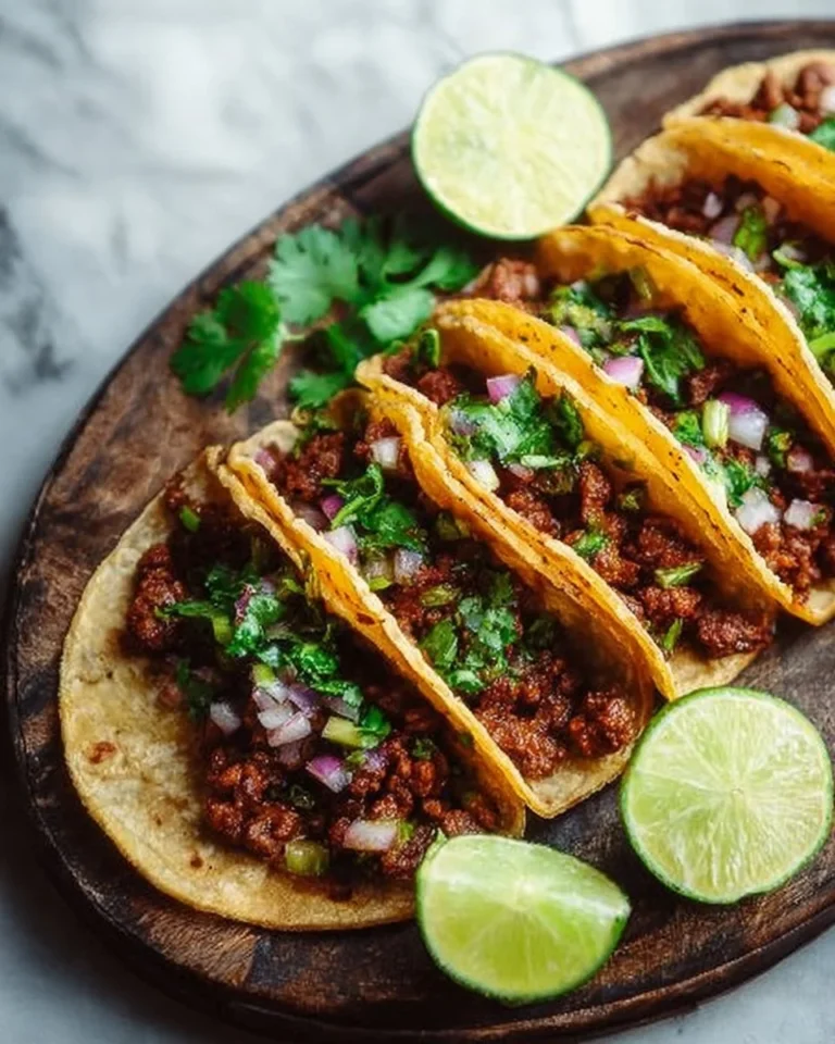Delicious Mexican street tacos served with fresh ingredients and vibrant toppings.