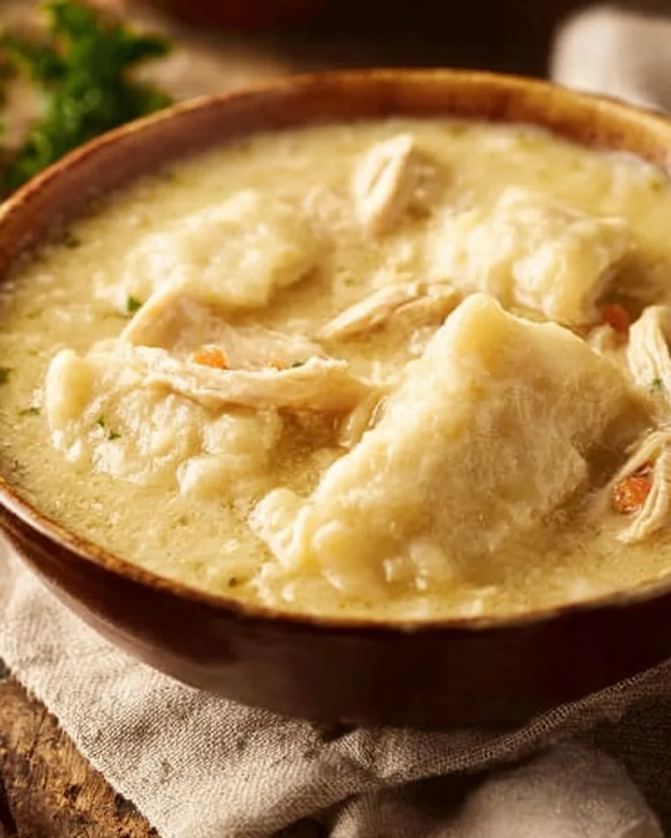Old Fashioned Chicken and Dumplings