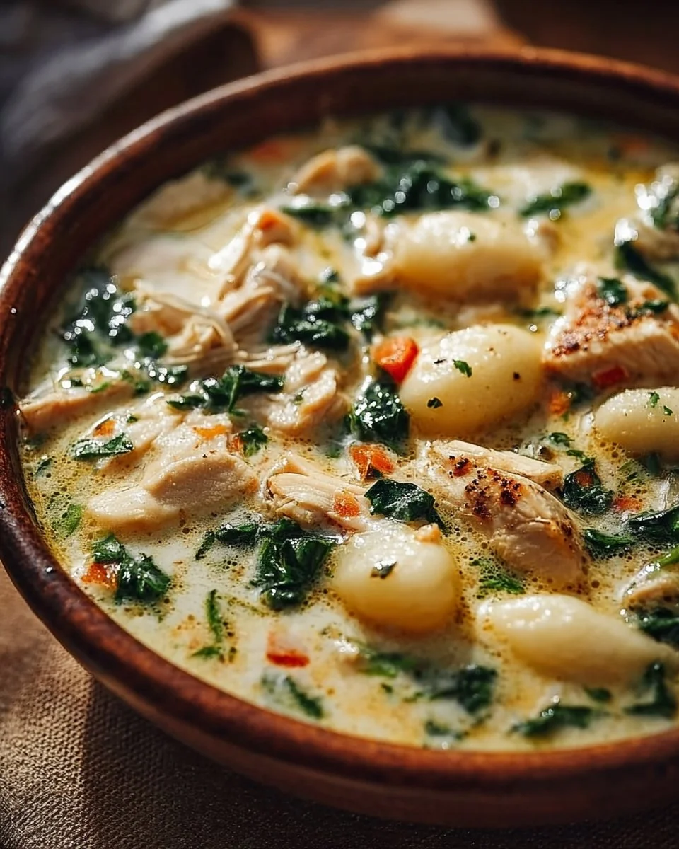 Olive Garden Chicken Gnocchi Soup