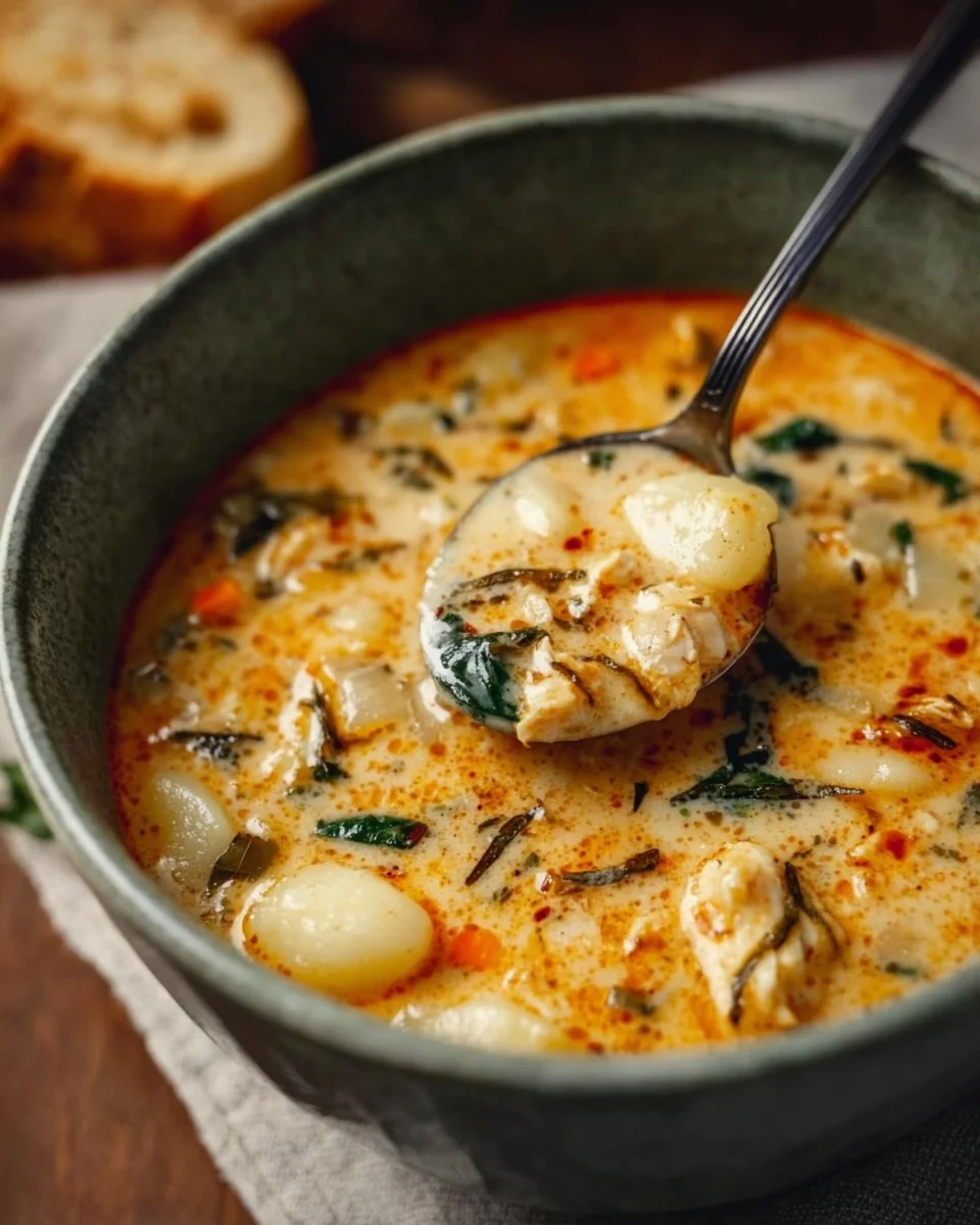 Olive Garden Chicken Gnocchi Soup (Receta Similar)