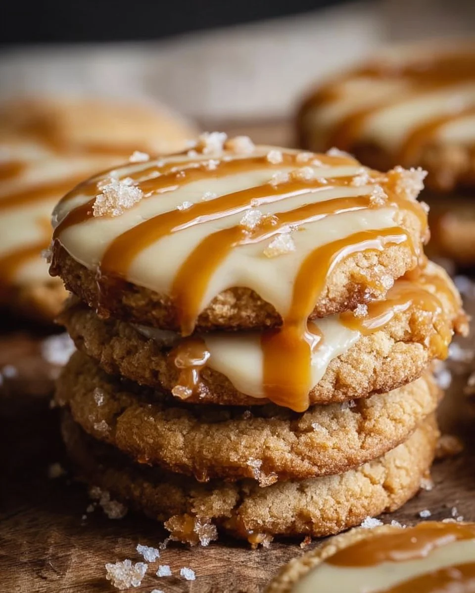 Delicious salted caramel cheesecake cookies from Crumbl