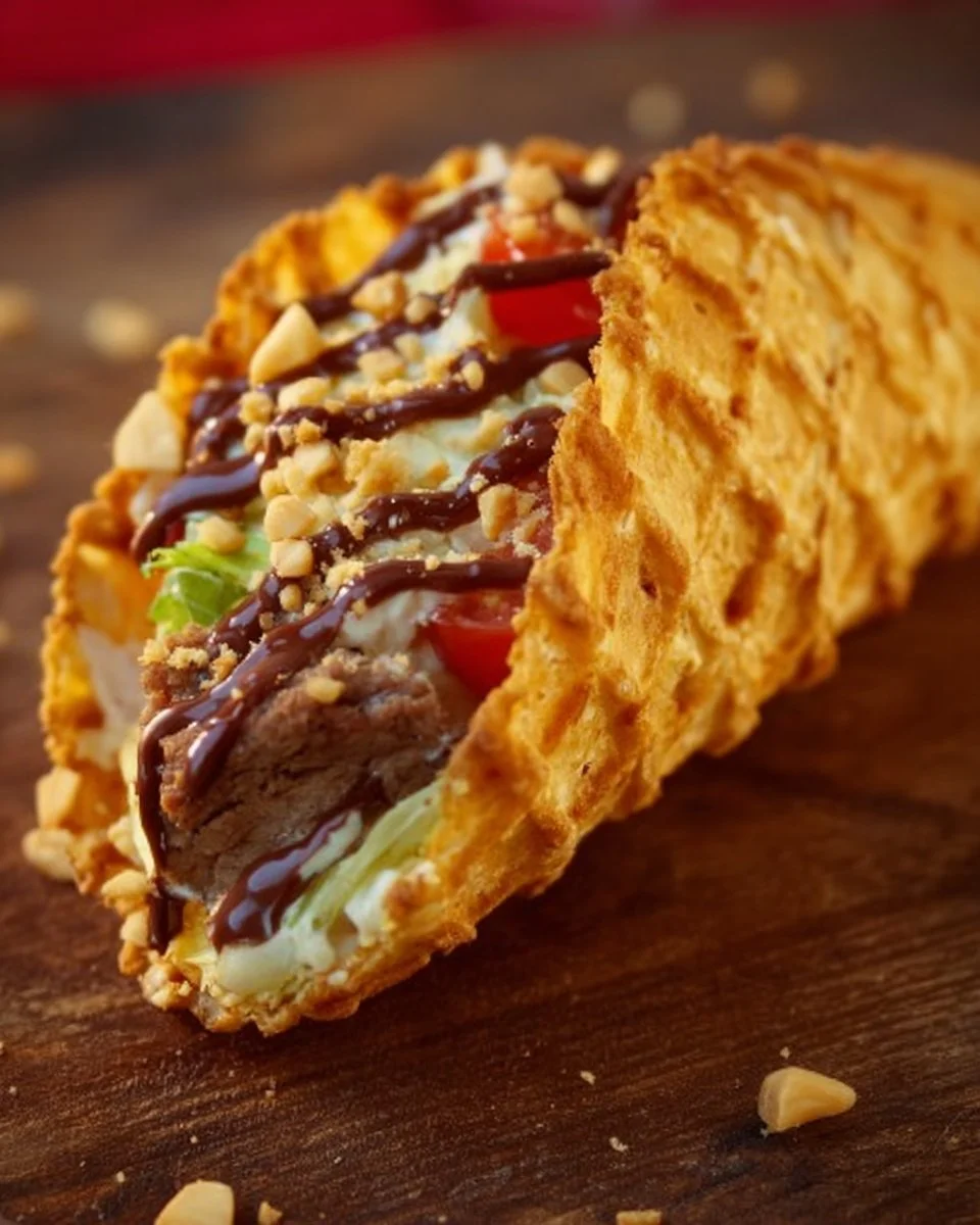 Waffle Cone Taco