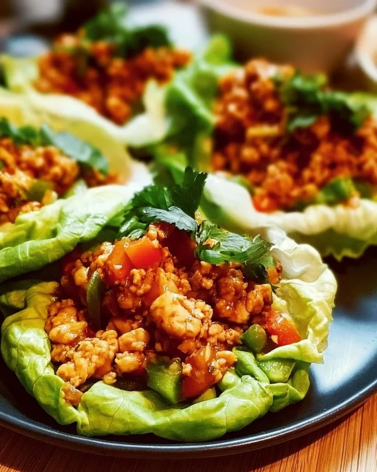 Delicious Chicken Lettuce Wraps served fresh and ready in 30 minutes