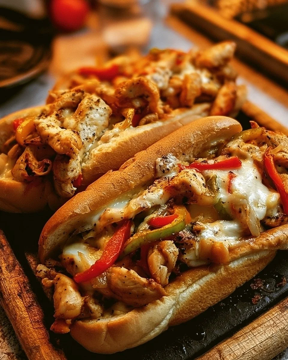 Chicken Philly Cheese Steaks