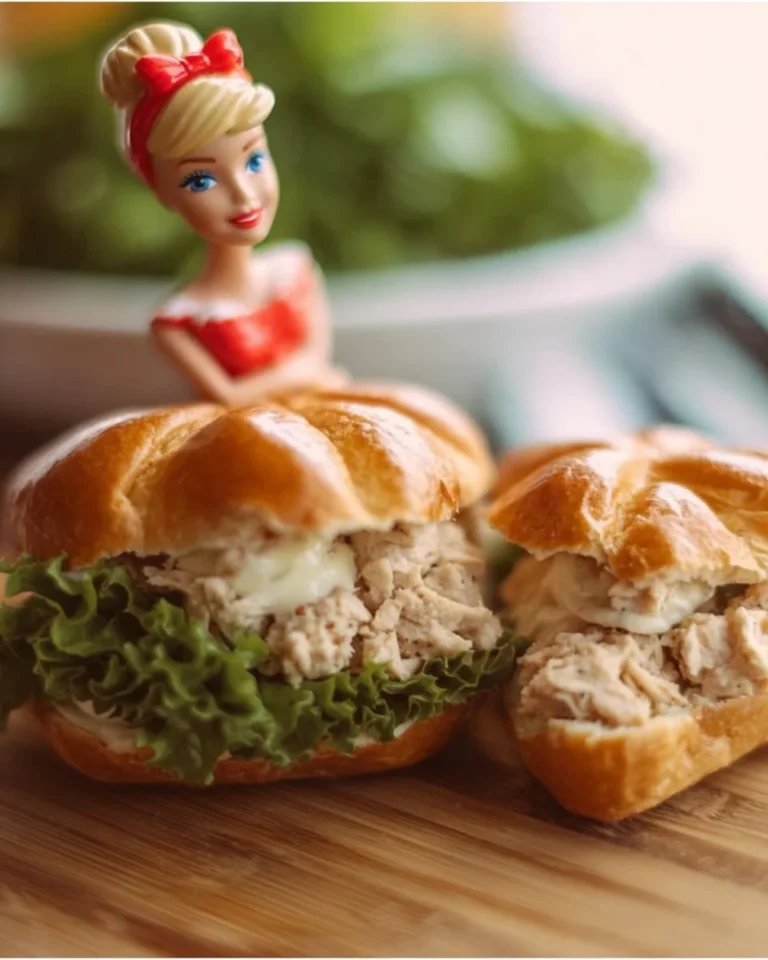 Chicken Salad Chick Barbie Q, a tasty chicken salad dish served in vibrant colors.