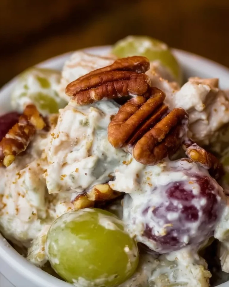 Delicious grape salad from Chicken Salad Chick with grapes and nuts