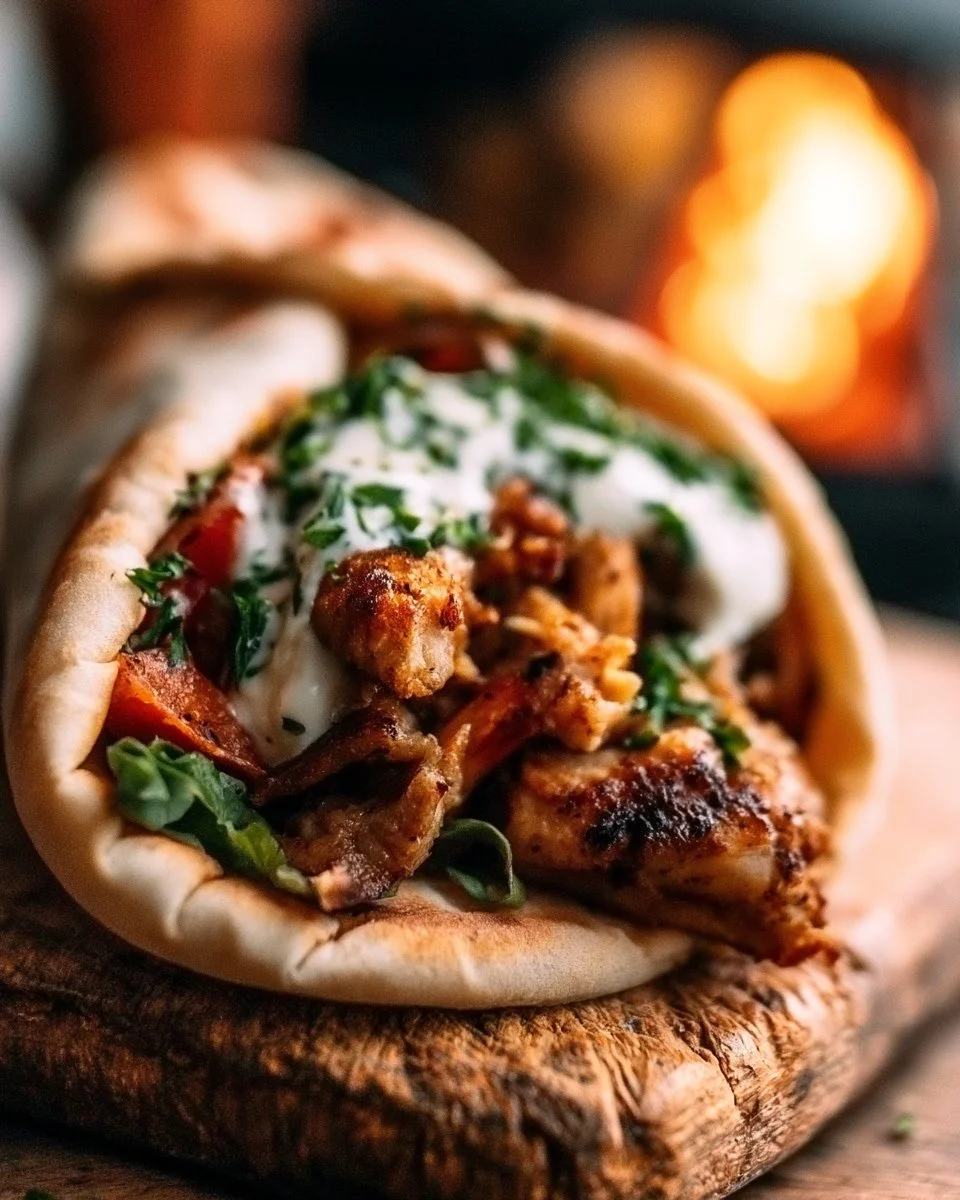 Chicken Shawarma with Garlic Sauce