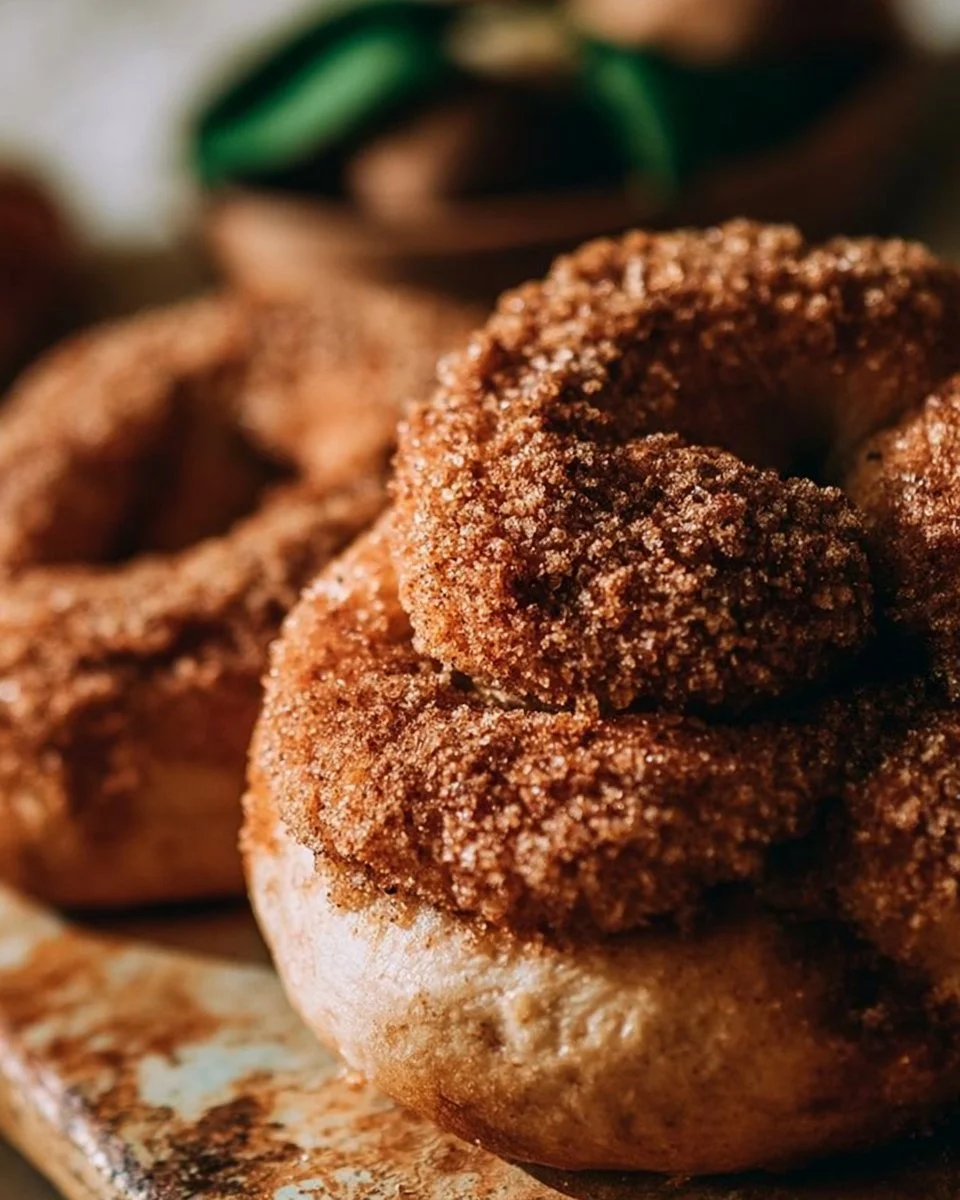 Cinnamon Crunch Bagels