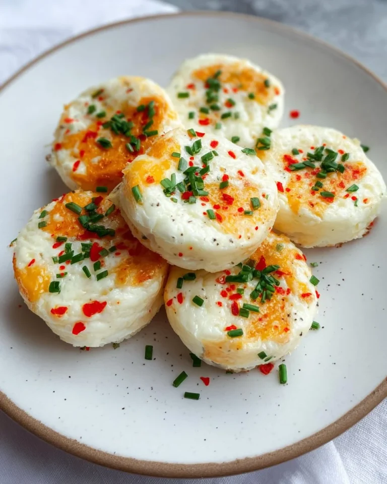 Homemade copycat Starbucks egg-white bites served on a plate