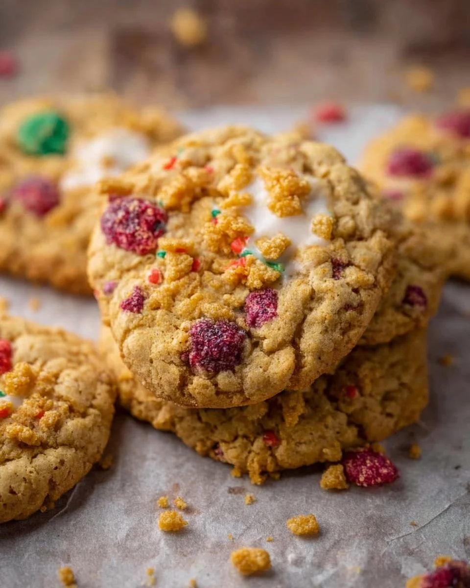 Crumbl Berry Crunch Cookies