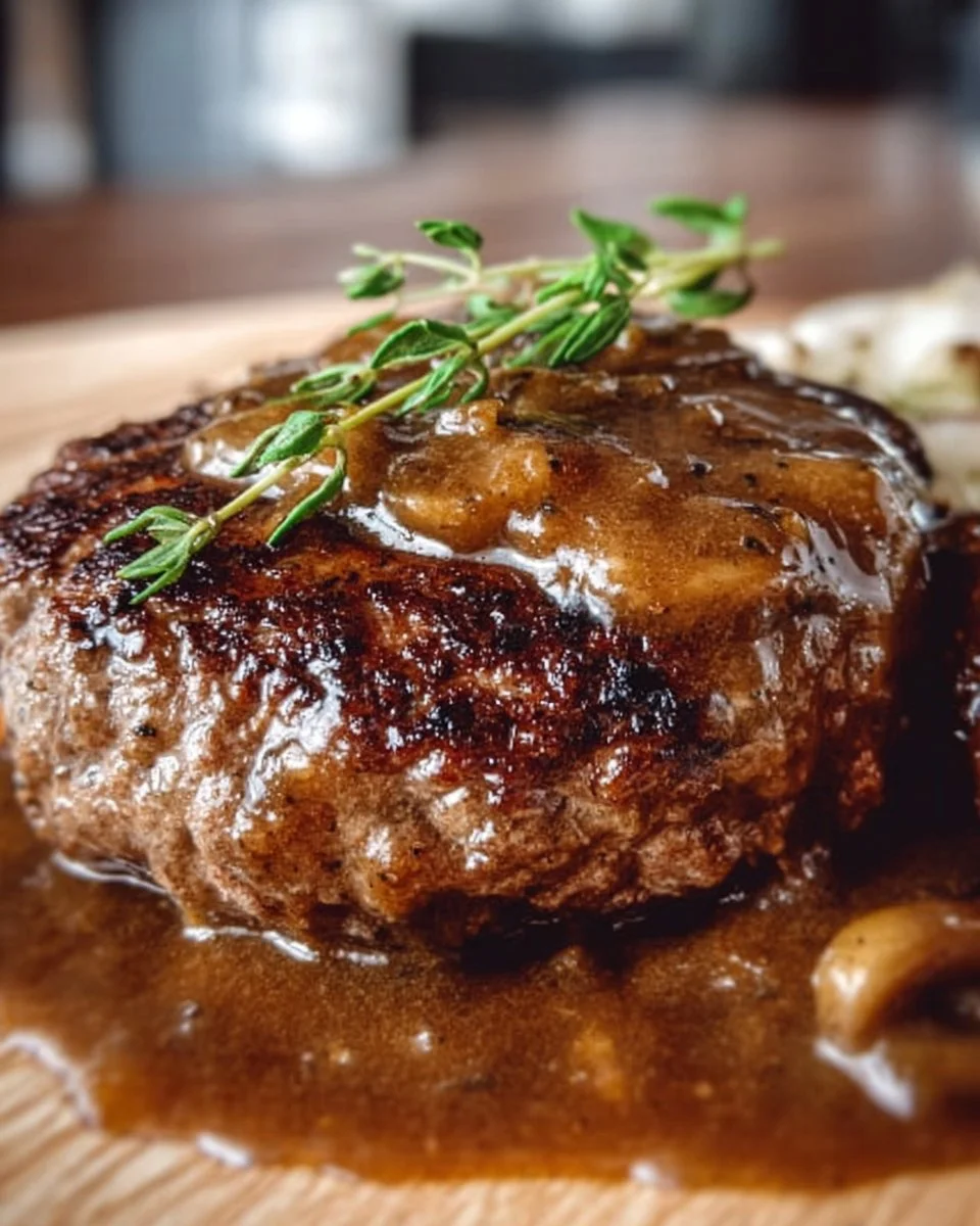 Easy Hamburger Steak with Savory Brown Gravy