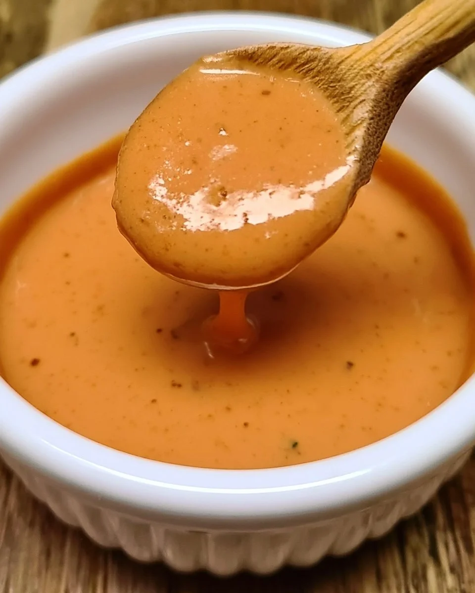Homemade Raising Cane's Sauce recipe ingredients and preparation steps.