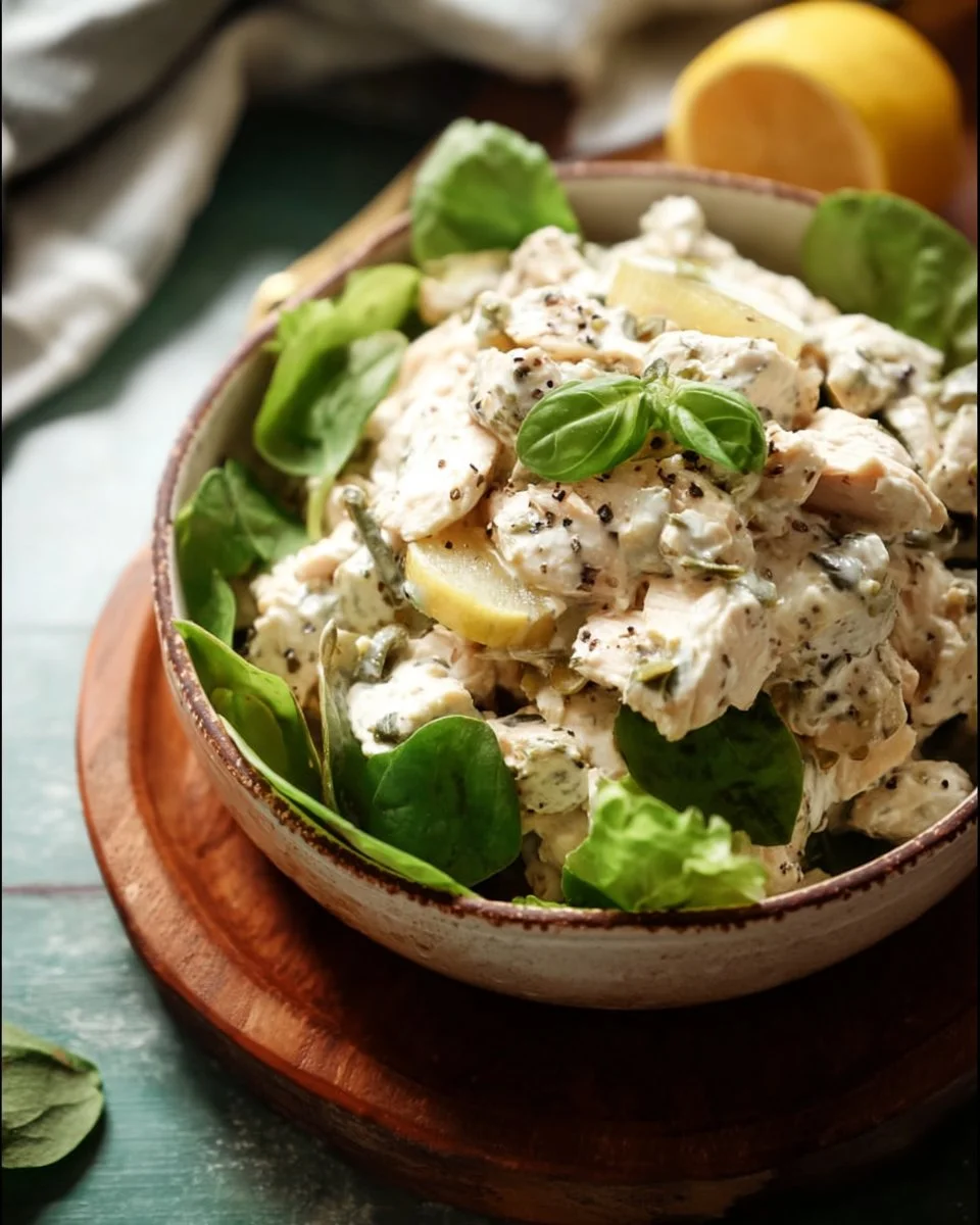 Lemon Basil Chicken Salad - Season & Thyme