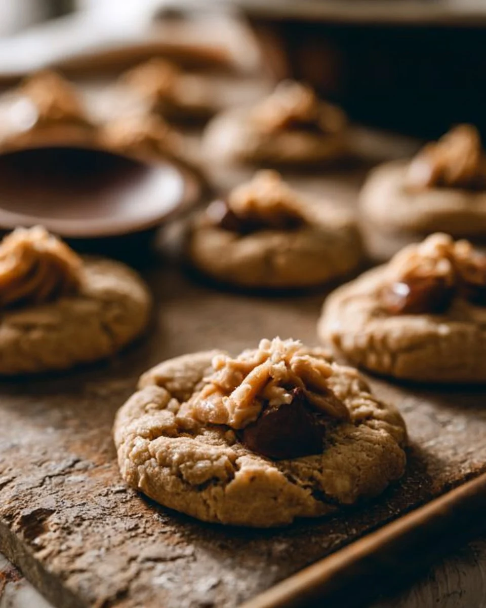 Crumbl Peanut Blossom Cookies