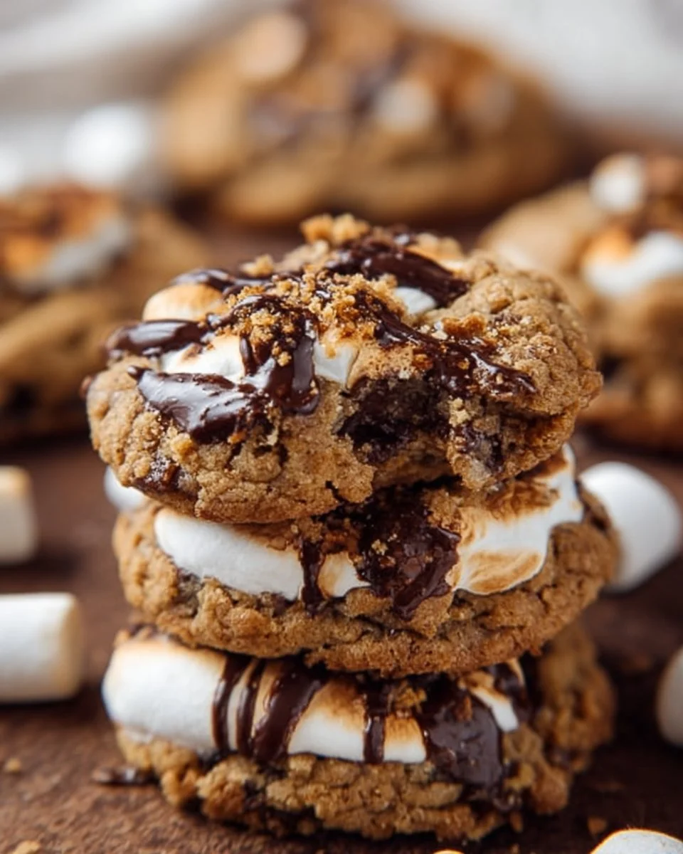Smores Crumble Cookies
