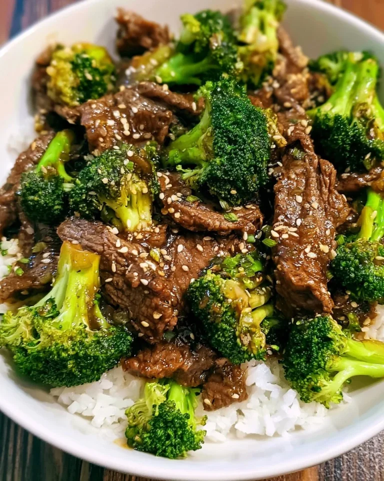 Delicious Beef and Broccoli copycat recipe inspired by Panda Express