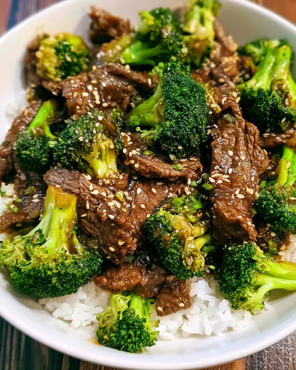 Delicious Beef and Broccoli copycat recipe inspired by Panda Express
