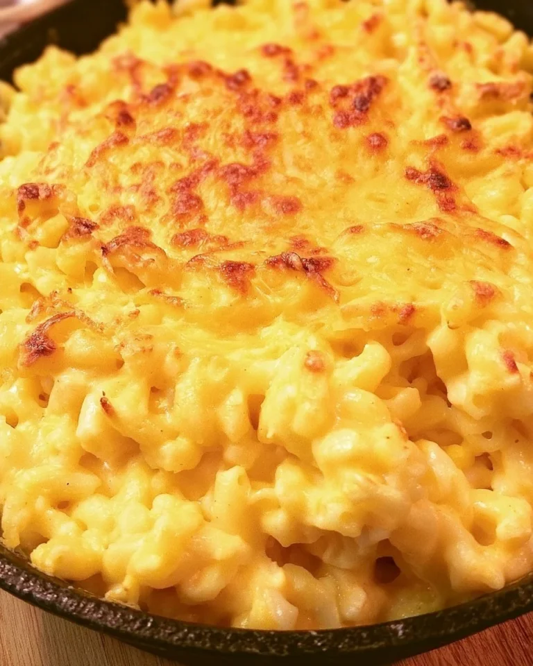 Delicious homemade Boston Market mac and cheese copycat dish