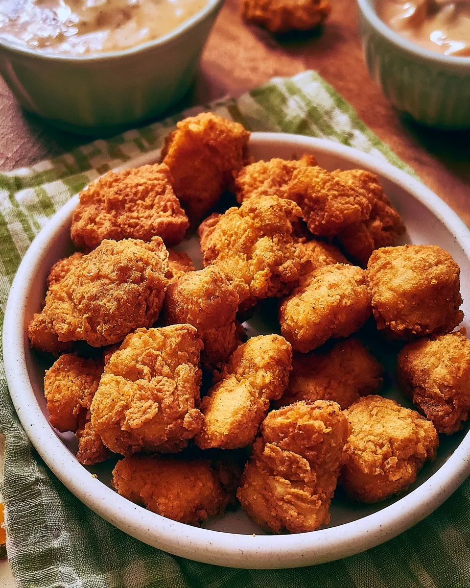 Chick-fil-A chicken nuggets served in a bowl with dipping sauce