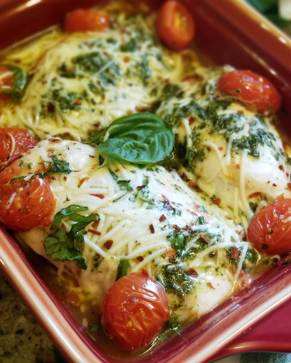 Delicious Chicken Margherita inspired by Olive Garden's recipe