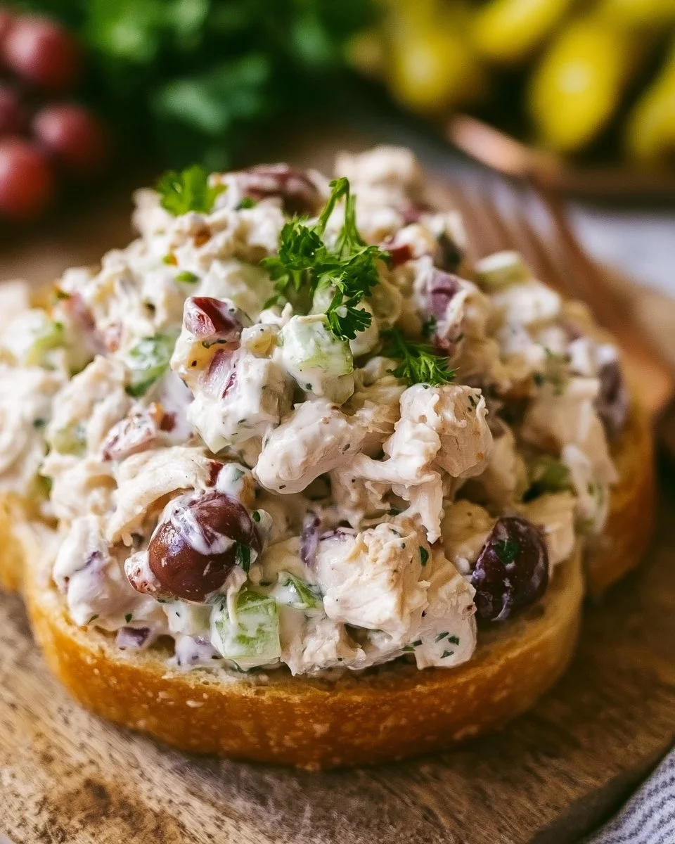 Easy Chicken Salad Recipe | Single serve chicken salad, Chicken salad with can chicken, Chicken salad meal
