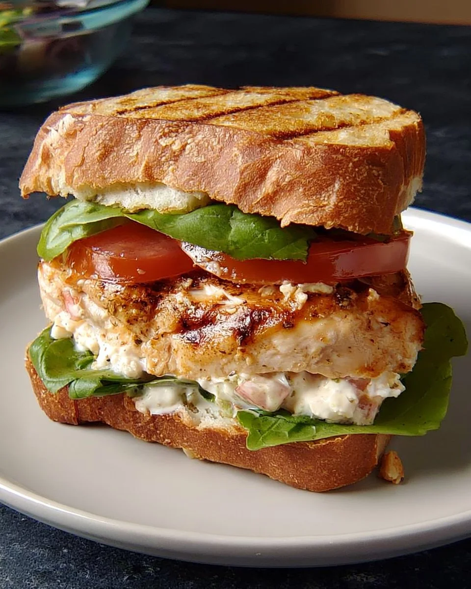 Homemade Frontega Chicken Sandwich inspired by Panera recipe