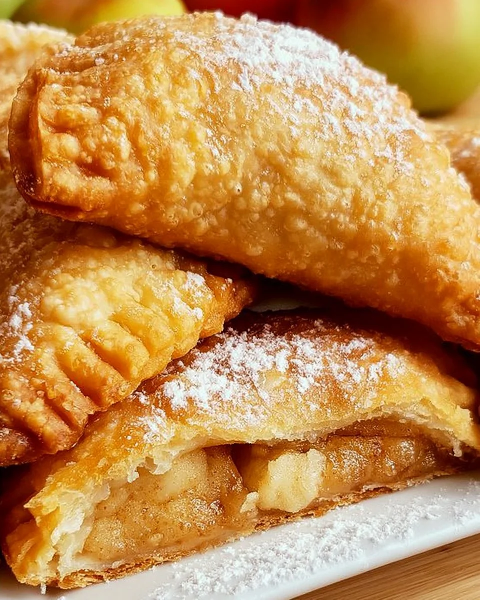Crispy fried apple pies inspired by Retro McDonald's recipe
