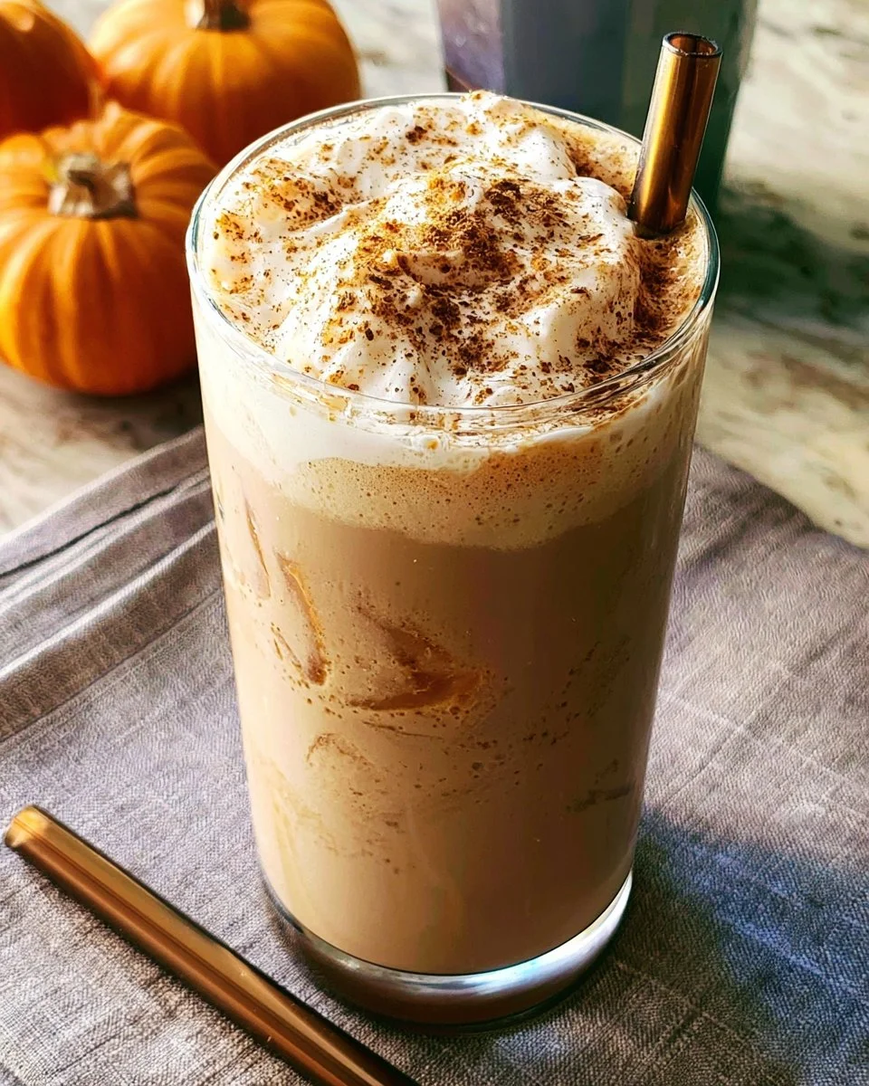 Iced Pumpkin Cream Chai Tea Latte Starbucks copycat recipe