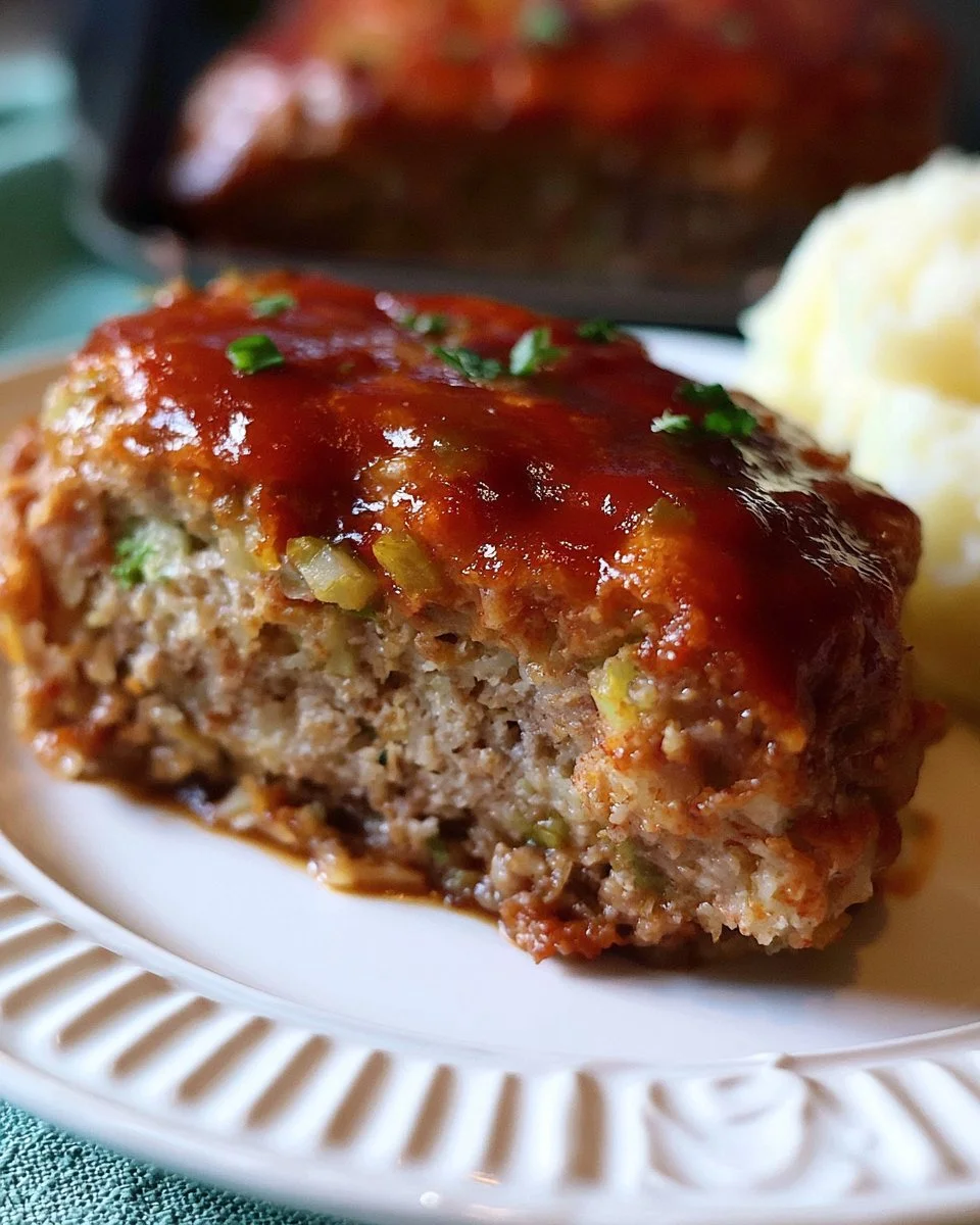 Delicious Meatloaf inspired by Cracker Barrel's classic recipe