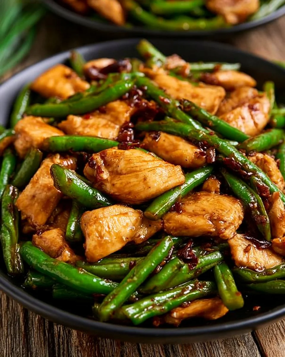 Panda Express String Bean Chicken Stir Fry Recipe | Chicken and green bean stir fry panda express, String bean chicken panda express recipe, Chicken dishes recipes