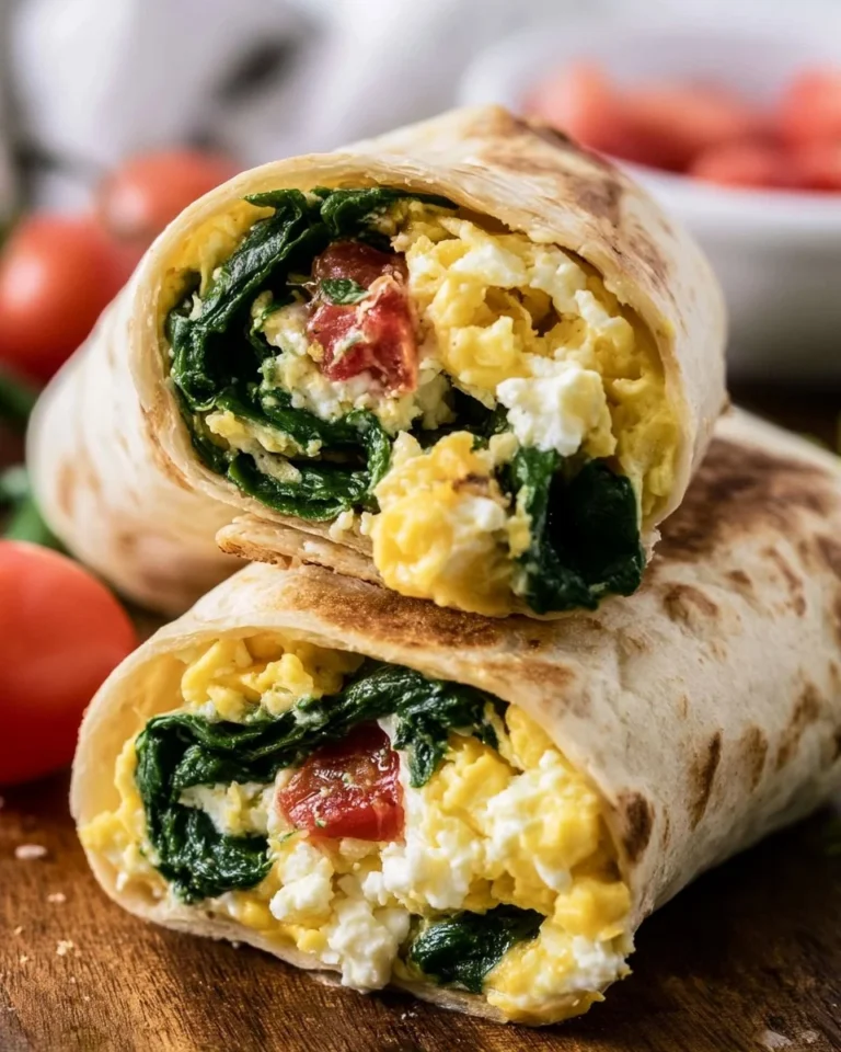 Homemade spinach feta wraps inspired by Starbucks recipe