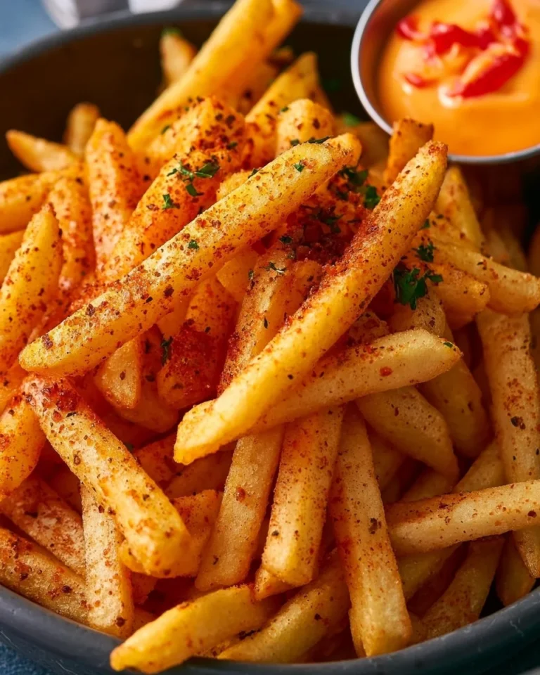 Taco Bell's delicious Nacho Fries served with cheesy dip