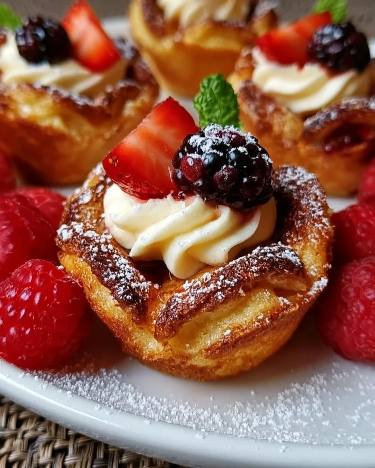Delicious Winter French Toast Cups for a quick breakfast recipe.